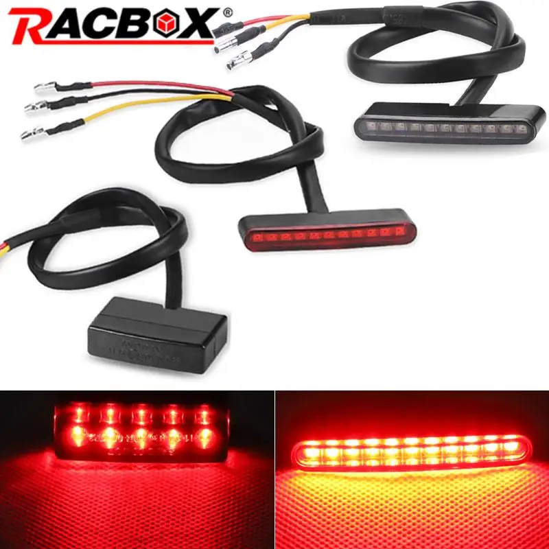 

Mini 5/11 LED Motorcycle Tail Light Red Rear Brake Light Taillights Stop Warning Reverse Lamp For Honda Suzuki Kawasaki Yamaha