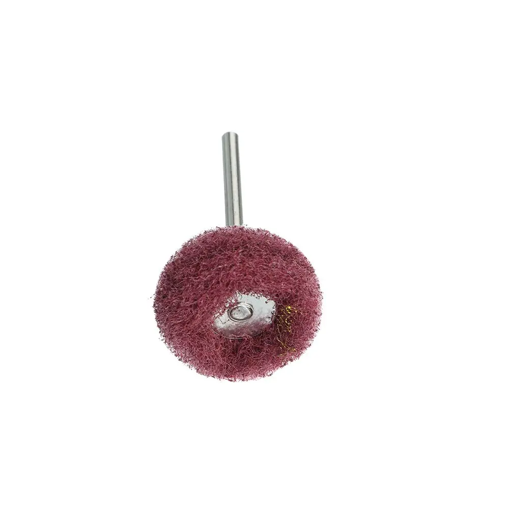 10pcs Mini Accessories Sanding Polishing Wheel with 3mm Shank Nylon ing Drill Abrasive Brush For Dremel Rotary Tools
