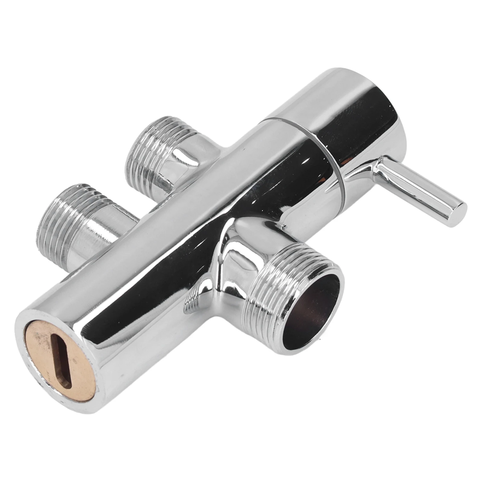 Diverter Valve G3/4 to G1/2 Shower Arm Leakproof Tee Connector Brass Bathroom Accessories