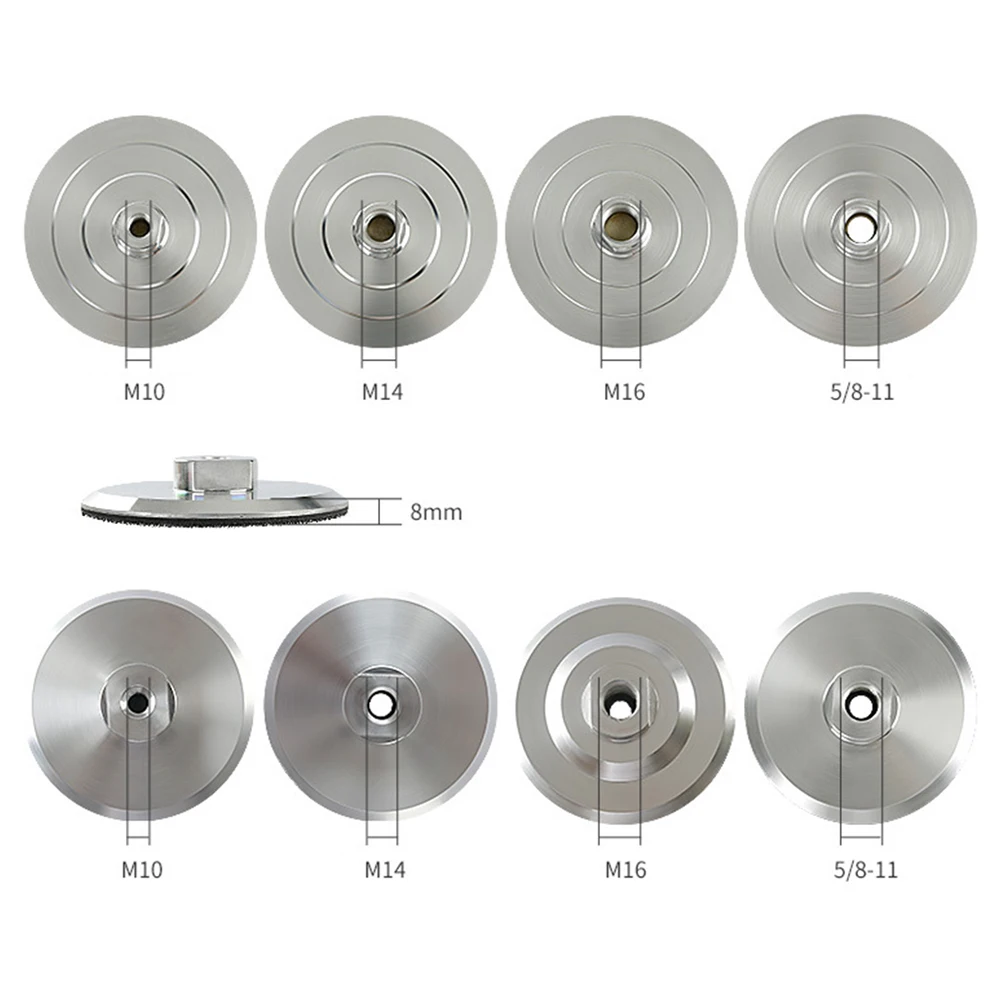 Heavy Duty For All 80/100mm Sander/polishing Machines Polishing Pad Abrasives Aluminum Base Diamond 1pcs 3\