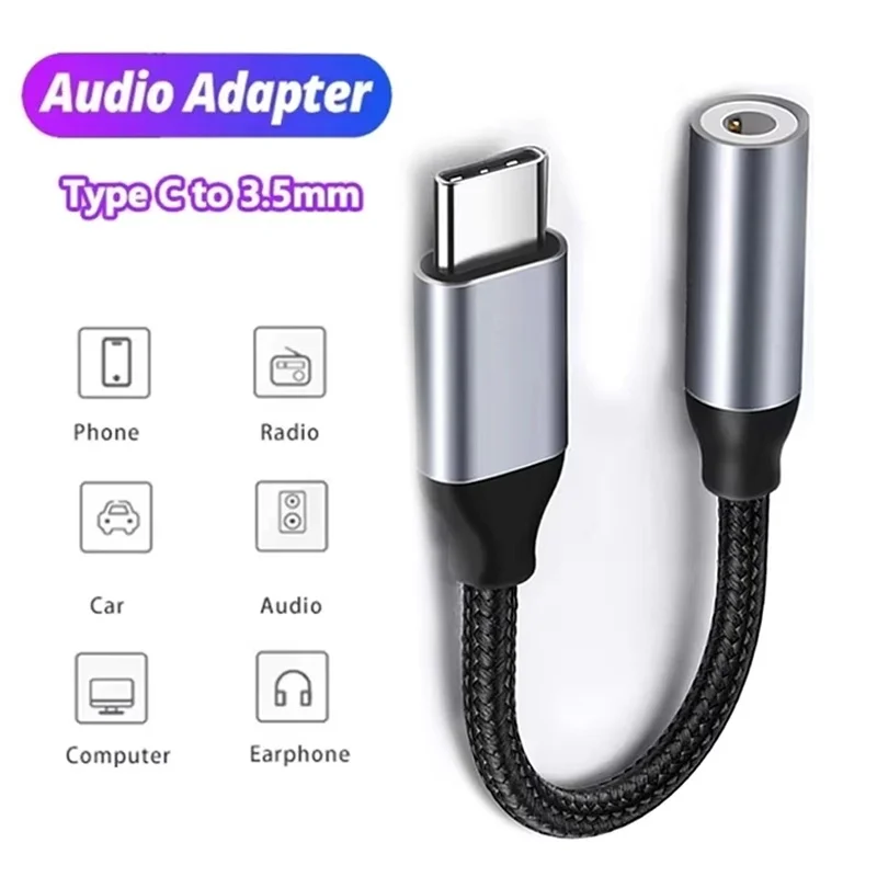 USB-C to 3.5mm Headphone Audio Adapter