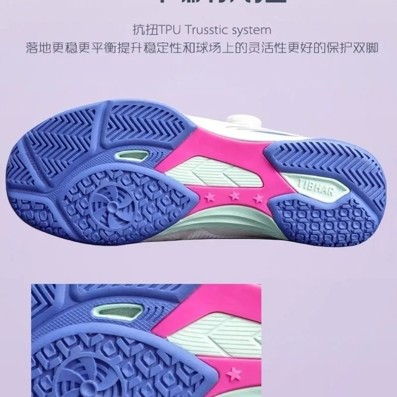 New Table Tennis Shoes Men's and Women's Tennis Shoes Comfortable Wear-resistant Sports Lightweight Badminton Shoe
