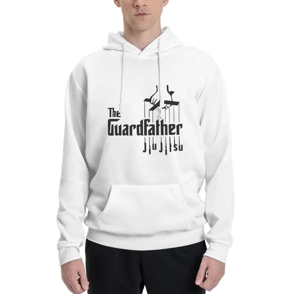 

Jiu Jitsu The Guardfather Essential For Couples Plus Velvet Hooded Sweater Leisure Kawaii With hood Hoodie premium High grade