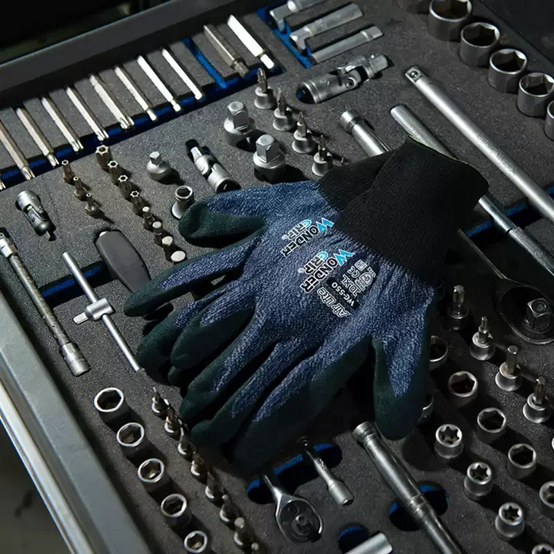 Wonder grip WG-550 Air Lite Garden Safety Glove Abrasion-proof Gardening Gloves 15-Gauge Breathable Universal Work Gloves
