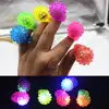 Strawberry Shape Flashing LED Finger Ring Luminous Kids Gift Party Supplies 1