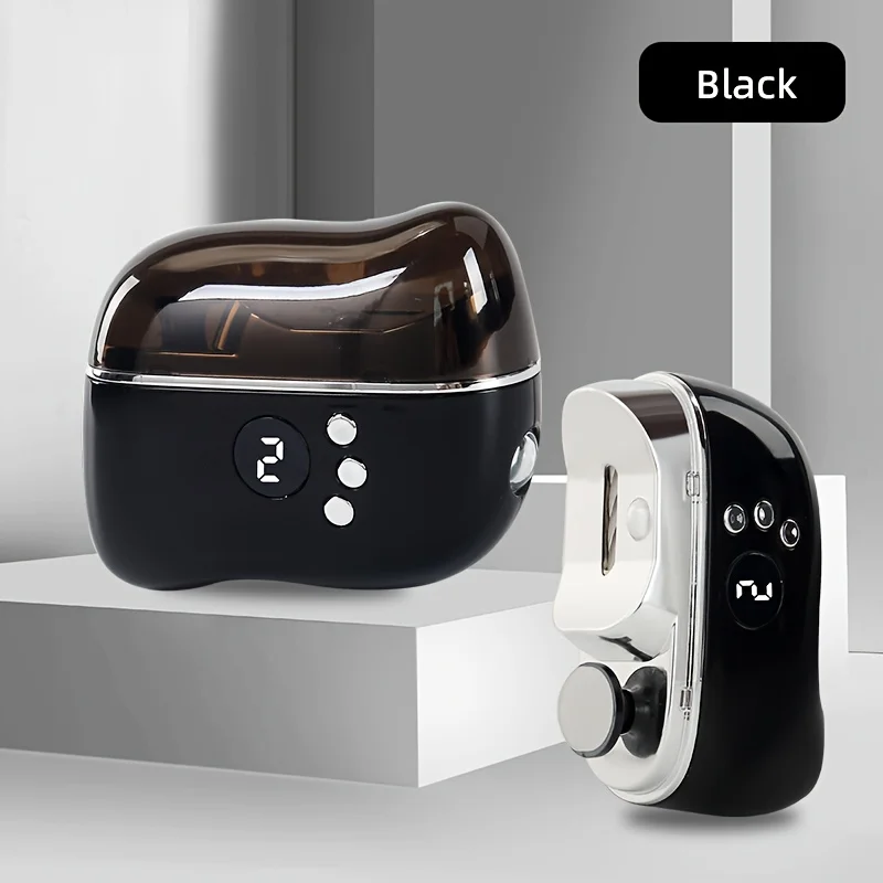 Electric Nail Clipper Grinding and Polishing with Light Automatic Nail Trimmer Rechargeable Nail Cutter Manicure for Baby Adult