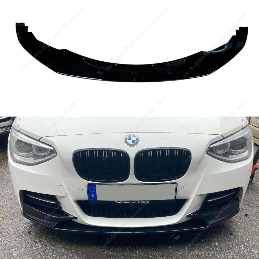 Per Bmw F20 F21 Paraurti Anteriore Spoiler Splitter Diffusore 1 Serie 118I 120D 120I M135I M Pack 2011-2015 Pre-Lci Bodykit Tuning