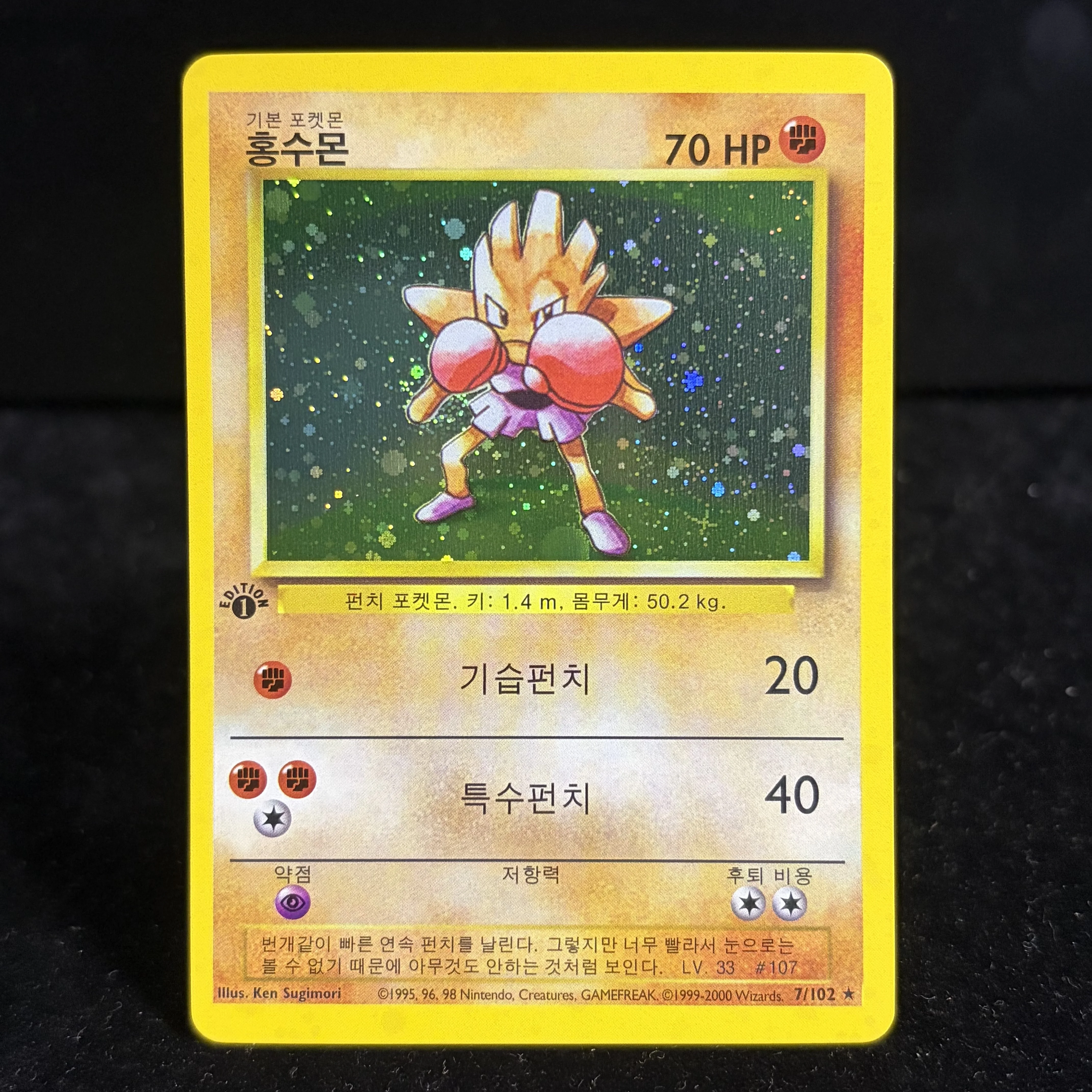 Korean Vintage Proxy Holo Foil Trading Card Collection Album - Highly Collectible Deck