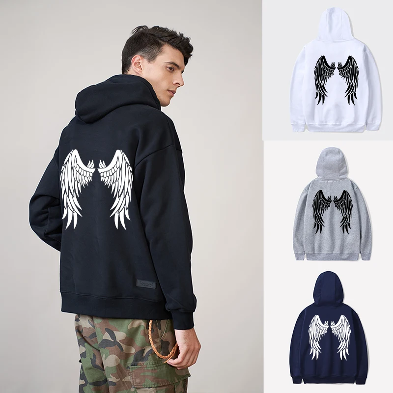 

2023 Autumn Men's Hoodie Long Sleeve Cotton Fleece Hooded Sports Luxurious Solid Color Printed Men's Pullover Sweater