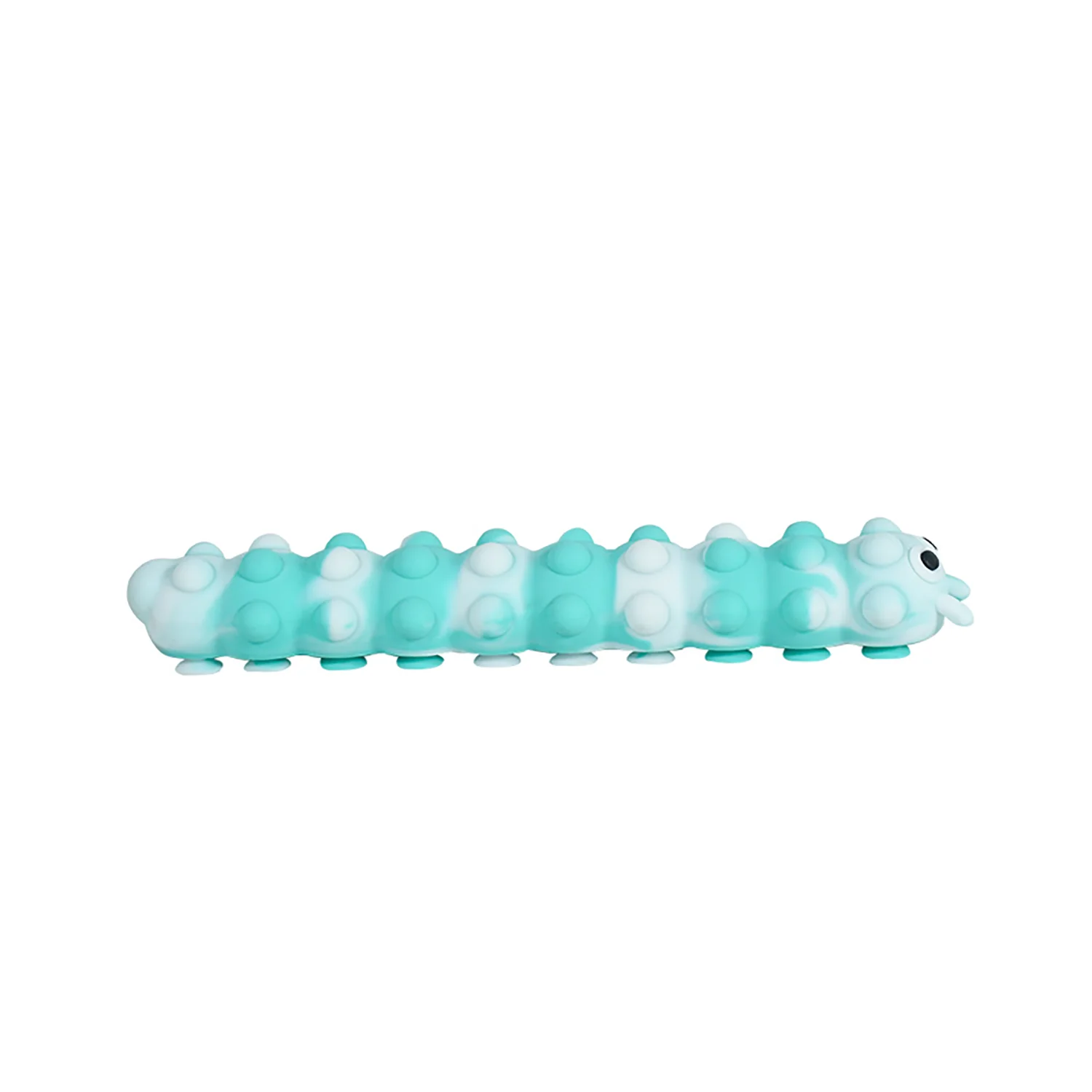Children's cartoon puzzle caterpillar toy, bubble decompression silicone magic suction cup caterpillar, soothing body and mind 6