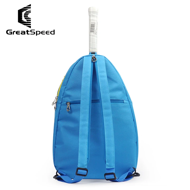 Children Tennis Backpack Greatspeed Polyester 2 in 1 Badminton Racket Bag for Kids Teenagers Racquets Bags