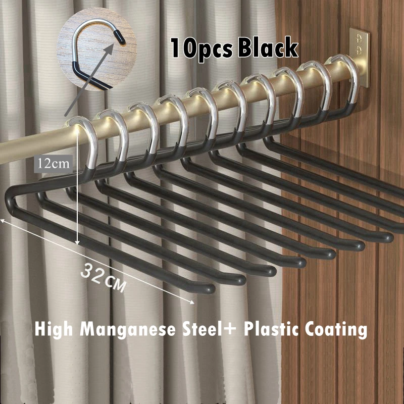 Pull Out Pant Closet Telescopic Wardrobe Rail Hanger Rack Heavy Slide Adjustable Space Saving