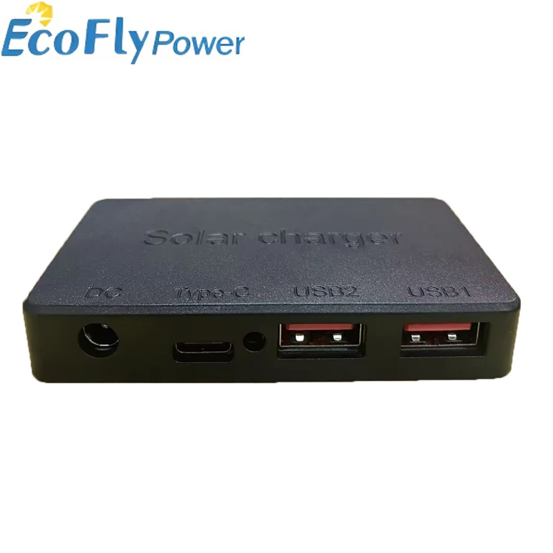 DIY โมดูลชาร์จ Dual USB Type-C Solar Controller QC2.0 3.0 Quick Charge แผงโซลาร์เซลล์ Stabilizer 1