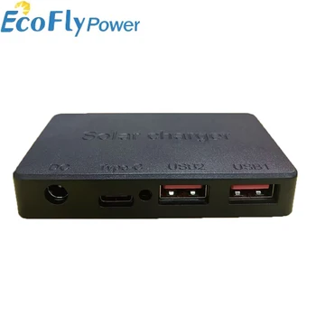 DIY โมดูลชาร์จ Dual USB Type-C Solar Controller QC2.0 3.0 Quick Charge แผงโซลาร์เซลล์ Stabilizer 1