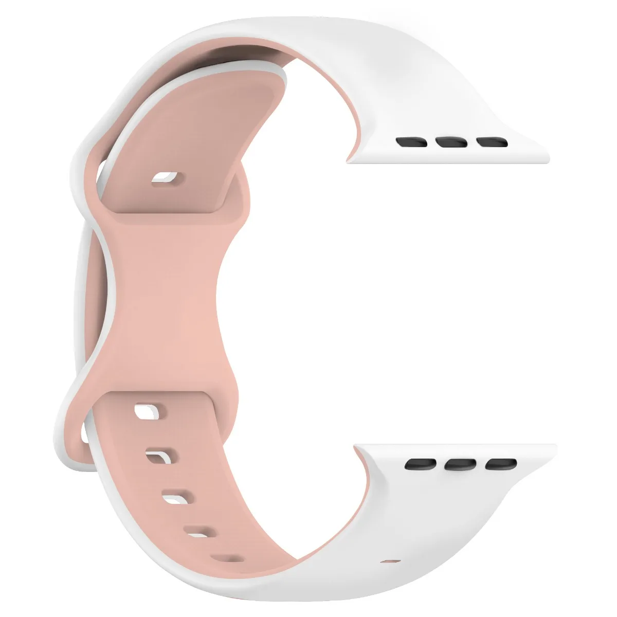 Cinturino per iWatch 42/44/45/49mm 38/40/41mm Cinturino sportivo in silicone alla moda per orologi serie Ultra2 Se 9/8/7/6/5/4/3_voghion.com