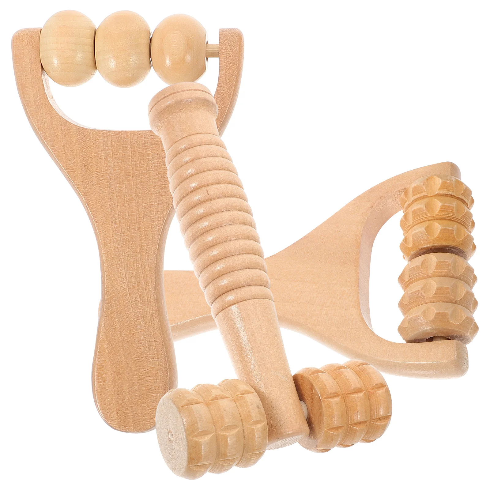 

Wooden Massage Roller Sensory Massage Set Body Roller Multi-Functional Foot Massager