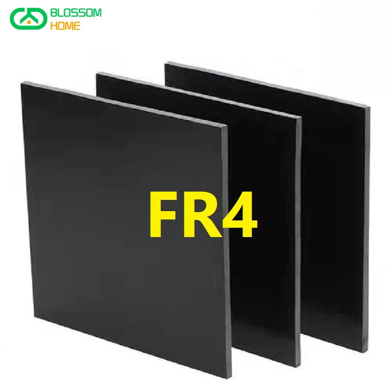 330mmx330mm 10mm thikness Black FR4 Fiberglass Board Insulation Board
