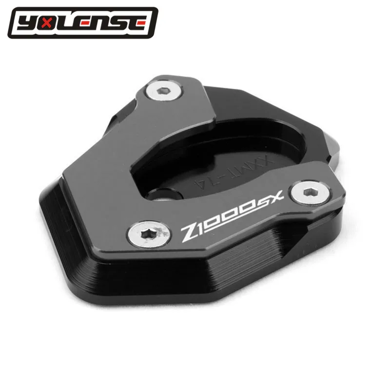 For KAWASAKI NINJA1000SX Z1000SX NINJA 1000SX Motorcycle CNC Kickstand Foot Side Stand Extension Pad Support Plate Enlarge Stand