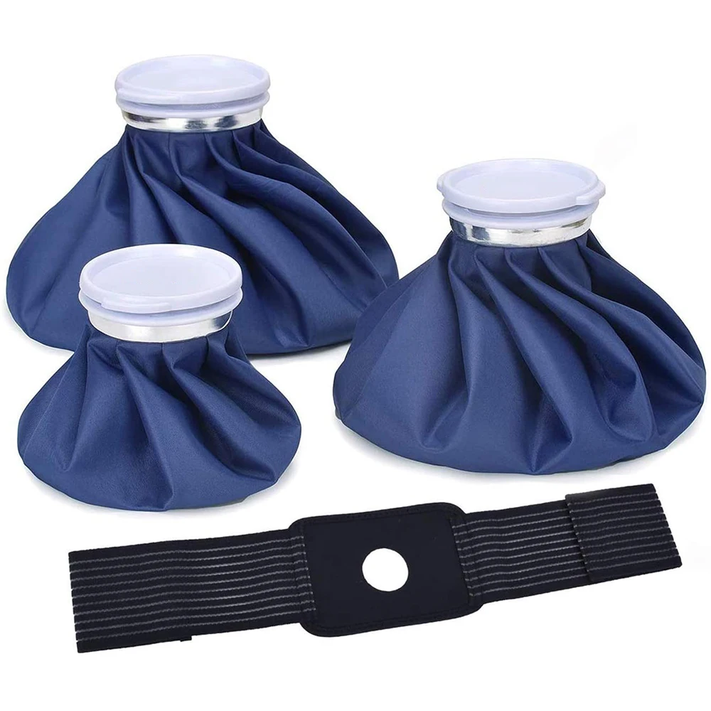 Professional Ice Bag Bandage with Reusable Ice Bag Pack for Arm Calf Knee Ankle Shoulder Neck Sprained Hot and Cold Compress ice bag bandage