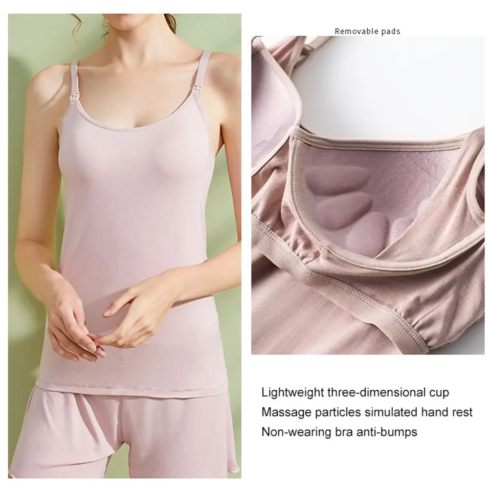 Maternity Tank Top Pregnant Women Breastfeeding Sling Vest