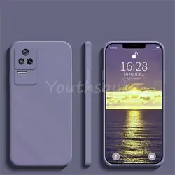 Silicone TPU Protective Rubber Bumper Cover for POCO F3 (Lavender Grey)