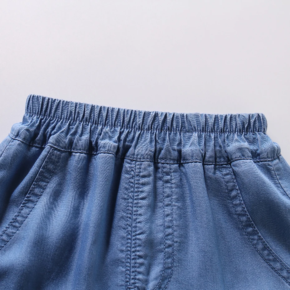 여아용 부드러운 코튼 청바지, 여아용 여름 청바지, 캐주얼 스타일 의류