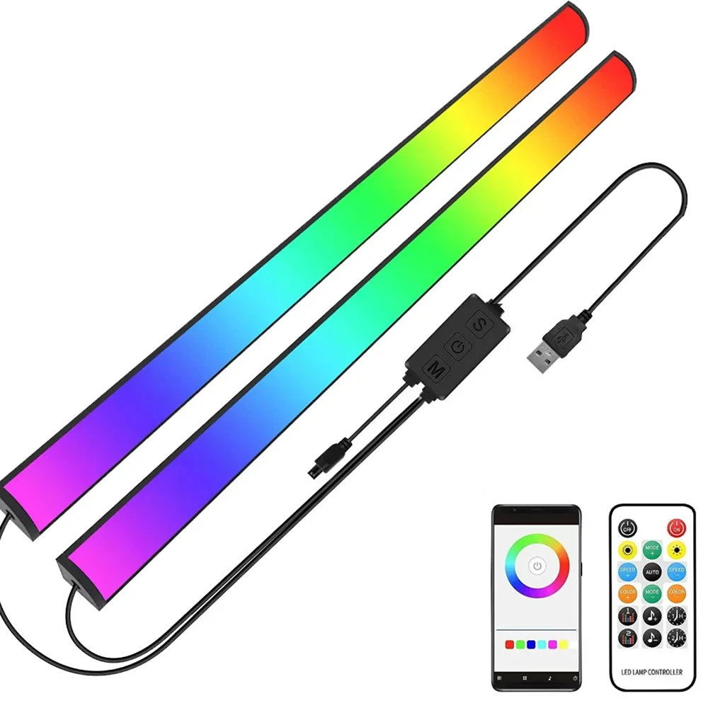 RGB LED Light Bar USB 2-Pack