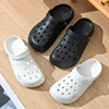 Summer Fashion Sandals Waterproof Slippers Men Shoes Outdoor Slides Soft Sole Garden Shoes Clogs EVA Beach Sandals Home Slippers 2