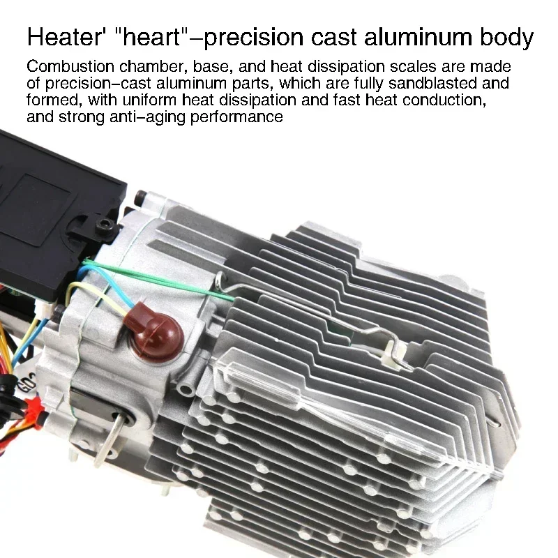 Intelligent Constant Temperature Control Diesel Heating Parking Heater Car Truck Diesel Heating Heating Fuel Low Noise Heater 4
