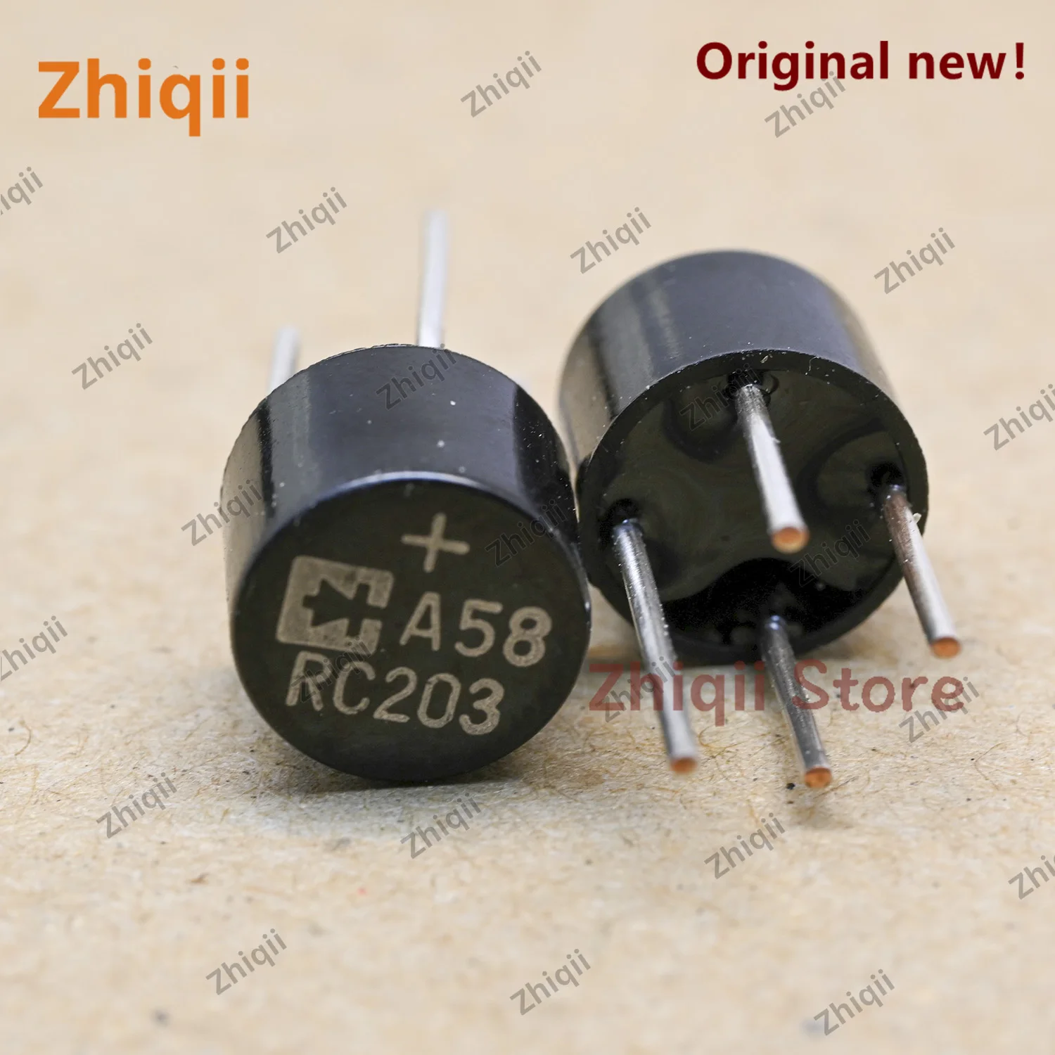 10pcs-30pcs RC203 Original new RECTRON RC203 2A/200V Rectifier bridge Round bridge Copper feet