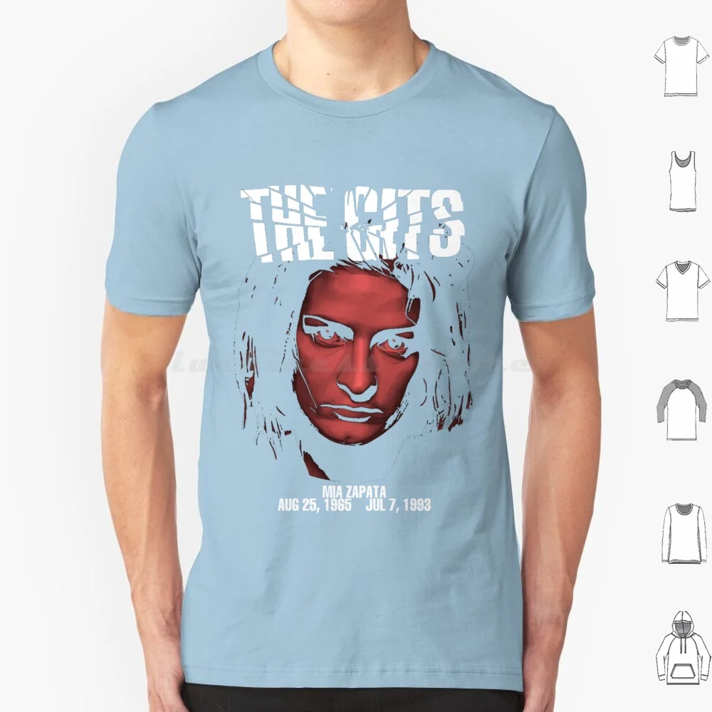 Miazapata , Gits T Shirt Big Size 100% Cotton Gits Mia Zapata Punk