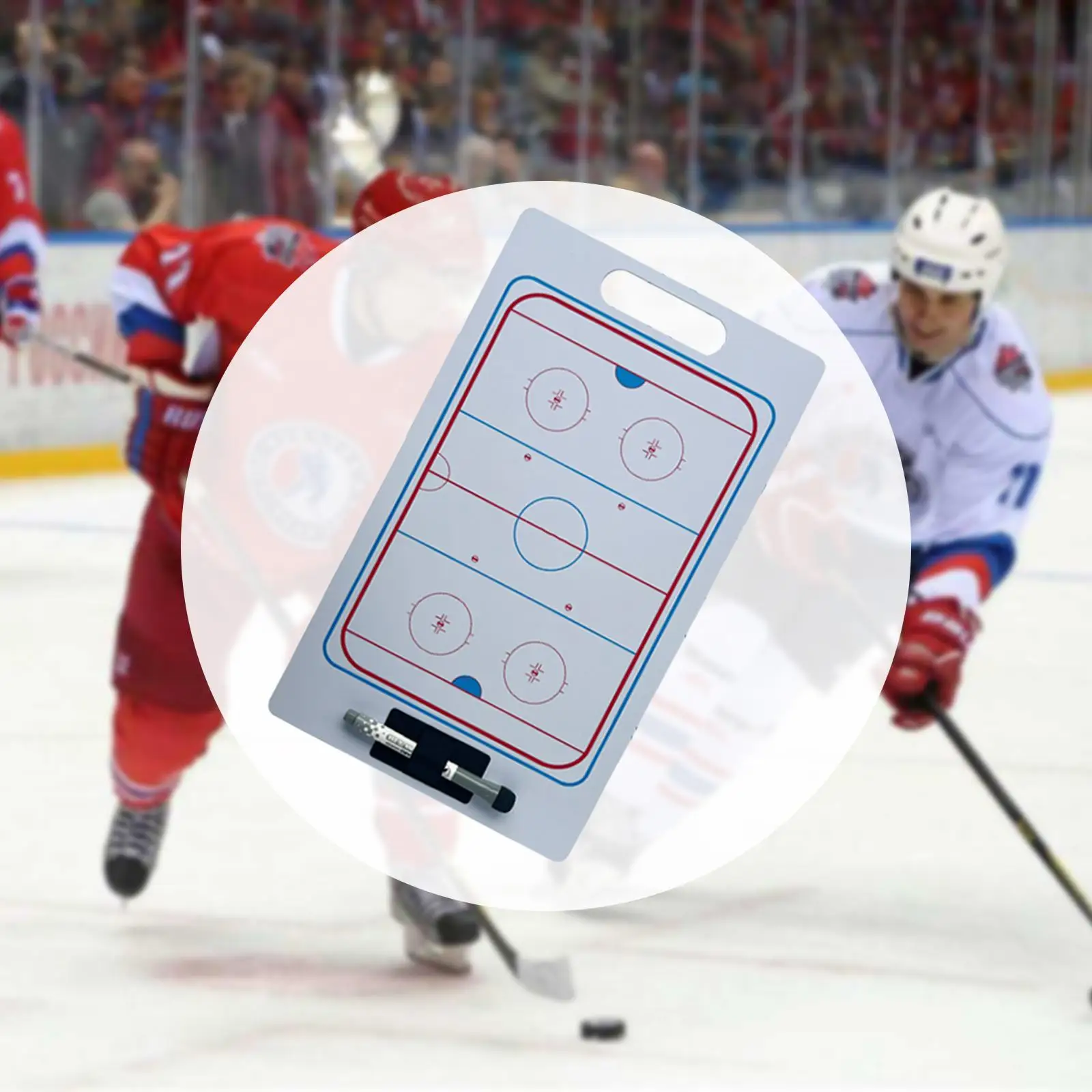 Ice Hockey Coaching Boards Tactic Board Referees Gear with Marker Pen Soccer Ice Hockey Coaching Boards Tactic Board Referees Gear with Marker Pen Soccer