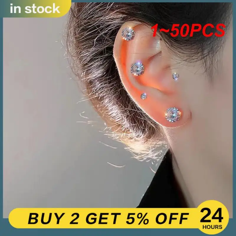 

1~50PCS Fashionable Womens Earrings Chic Retro Style Comfortable And Stylish Sleep Earrings Fashion Earrings Popular