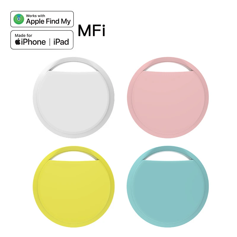 Bluetooth GPS Tracker for Personal Items and Pets - Anti-Lose Locator with iOS Find My App Compatibility