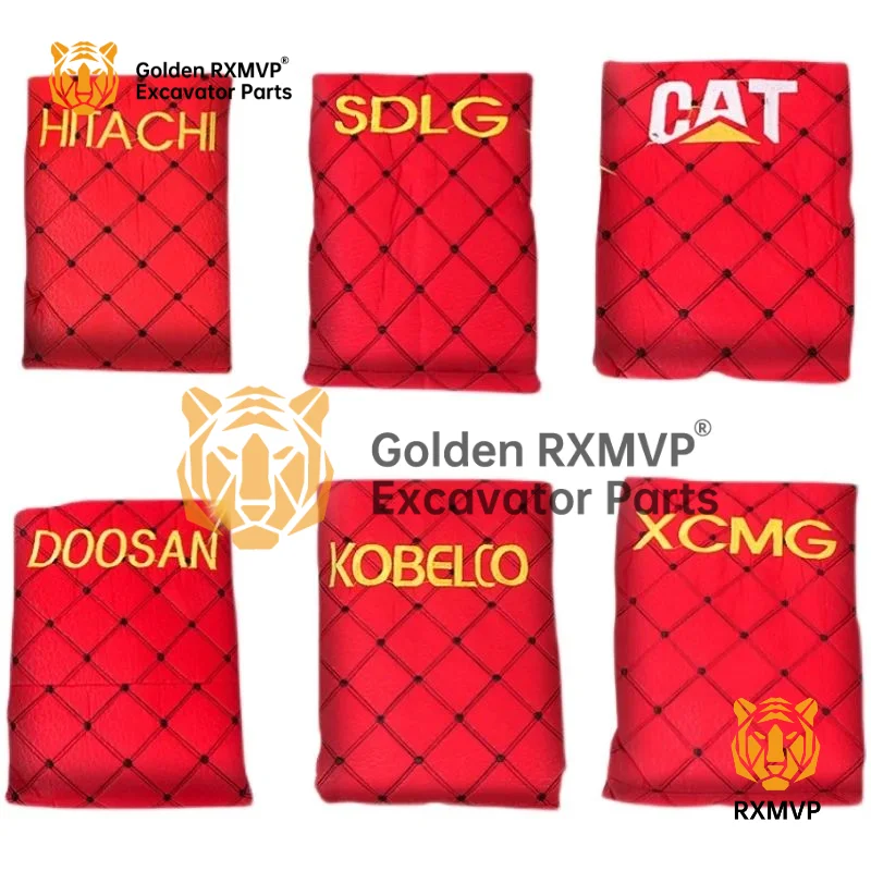 For Sany Hyundai Carter Kobelco Doosan Daewoo SDLG XCMG Sumitomo Vol-vo Kubota Komatsu Seat Cover Seat Cover Cushion excavator