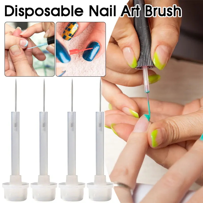 Description Picture 3 of item30Pcs Nail Art Brush Liner Painting Pen Manicure Brush Nail Polish Bottle Replacement Brush Nail Art Liquid Applicators Tools