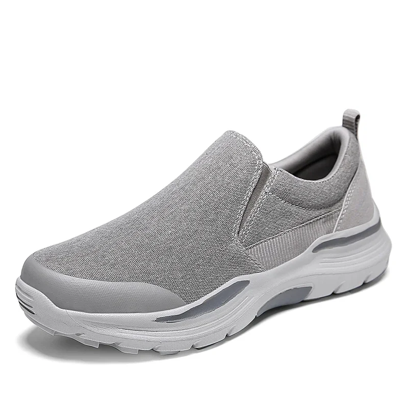 

Spring Summer Canvas Shoes Men's Breathable Casual Brand Lightweight Flat Shoes Comfortable Fashion Sneakers Plus Size Men Shoes