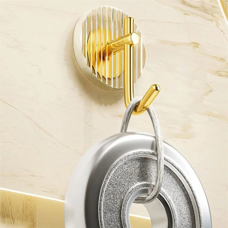 Акриловый роскошный настенный крючок для домашнего декора, прочная клейкая вешалка для полотенец для ванной комнаты, без пробивания отверстий, подвесная вешалка для пальто, задняя дверь