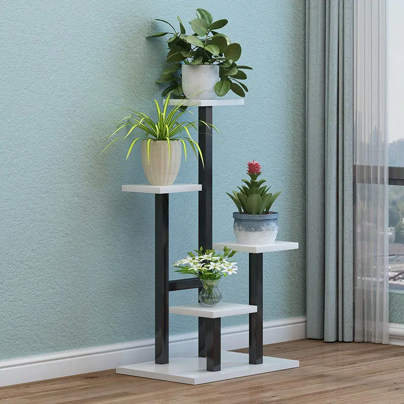 Flower Stand Multiple Plant Pot Holder Shelves Planter Rack Storage Organizer Display For Indoor Home Garden Decoration