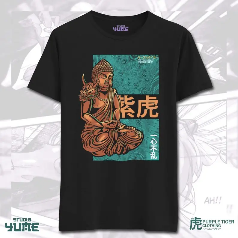

Bronze Buddha T-SHIRT (Mind, Body And Soul)