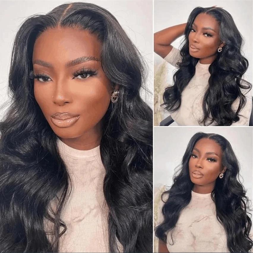 4x4 5x5 Body Wave Human Hair Lace Closure Brazilian Virgin Hair 150% Density Transparent Swiss Lace Full End Natural Color