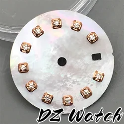 Stunning 20.5mm Multicolor Sunburst Watch Dial with Diamond Markers and Date Window (32)