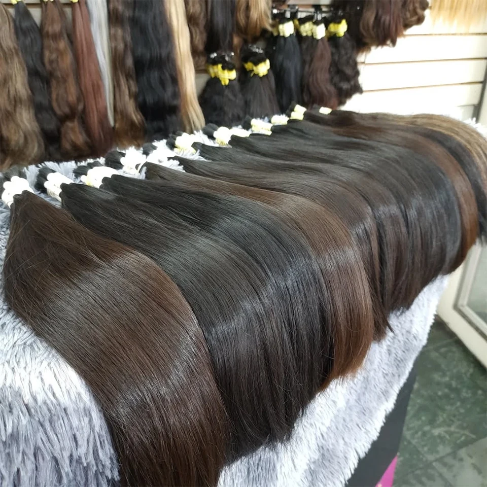 Body Wave No Weft Braids Human Hair Extensions Bulk Human Hair Bundles 18''-30'' 613 Natural Black Virgin Hair Bulk For Braiding 5