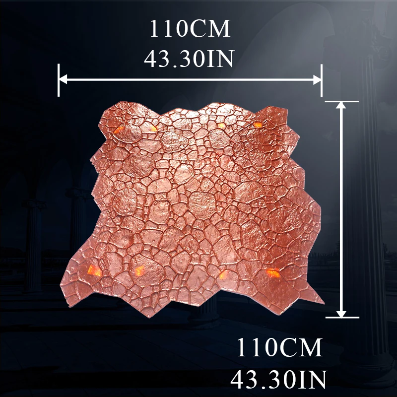 Irregular Stone Shape Concrete Stamp Mat, Embossed Mold, Mould for Making Cement Floor