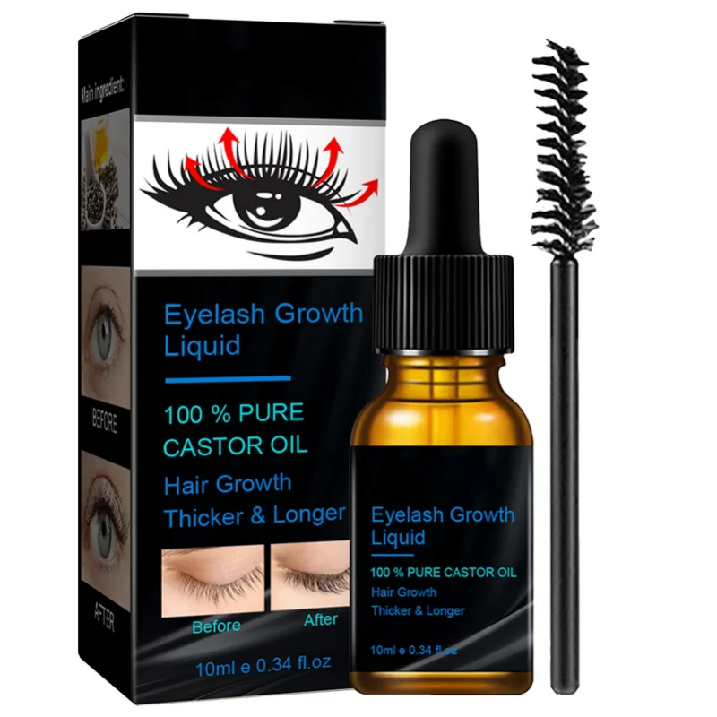Natural Castor Oil Lash Boost Lash Growth Oil Eyelash Primer Castor Oil