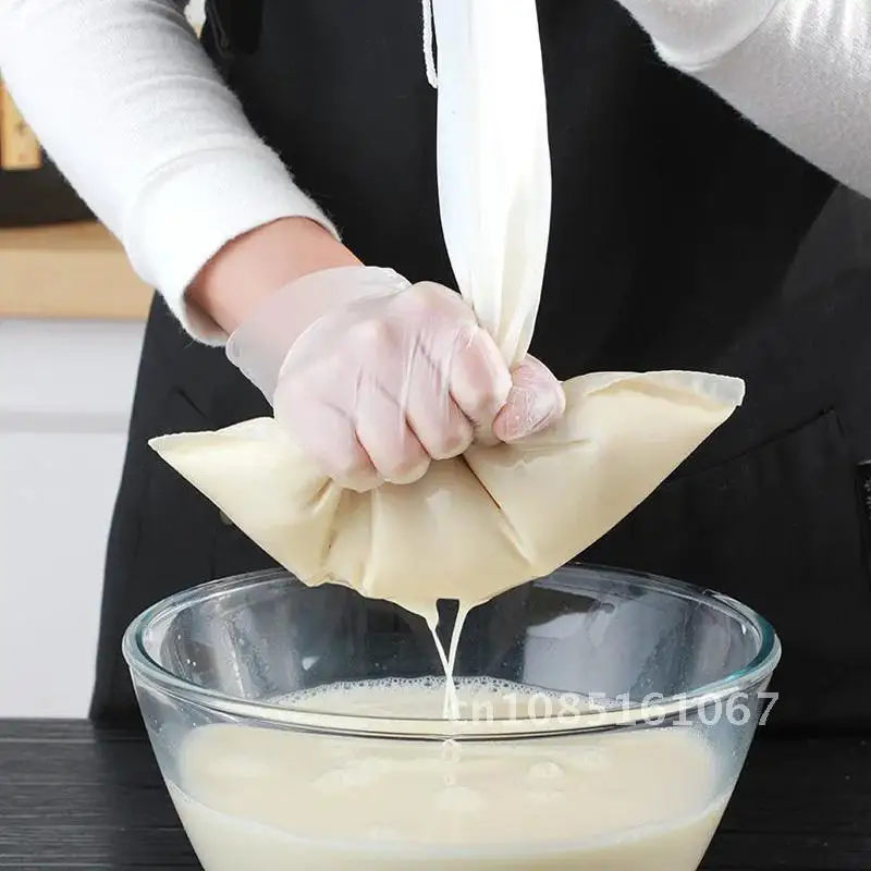 

Nylon Filter Bags Strainer Soy Milk Wine Filter Bag Nut Milk Bag Tea Coffee Oil Yogurt Filter Net Mesh Kitchen Food Reusable