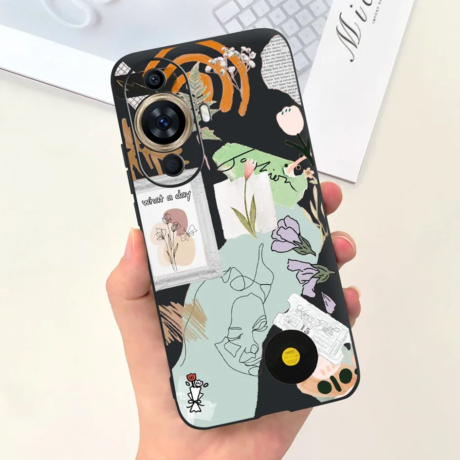 Stylish Fashion Pattern Soft Silicone Phone Case for Huawei Nova 11 Series