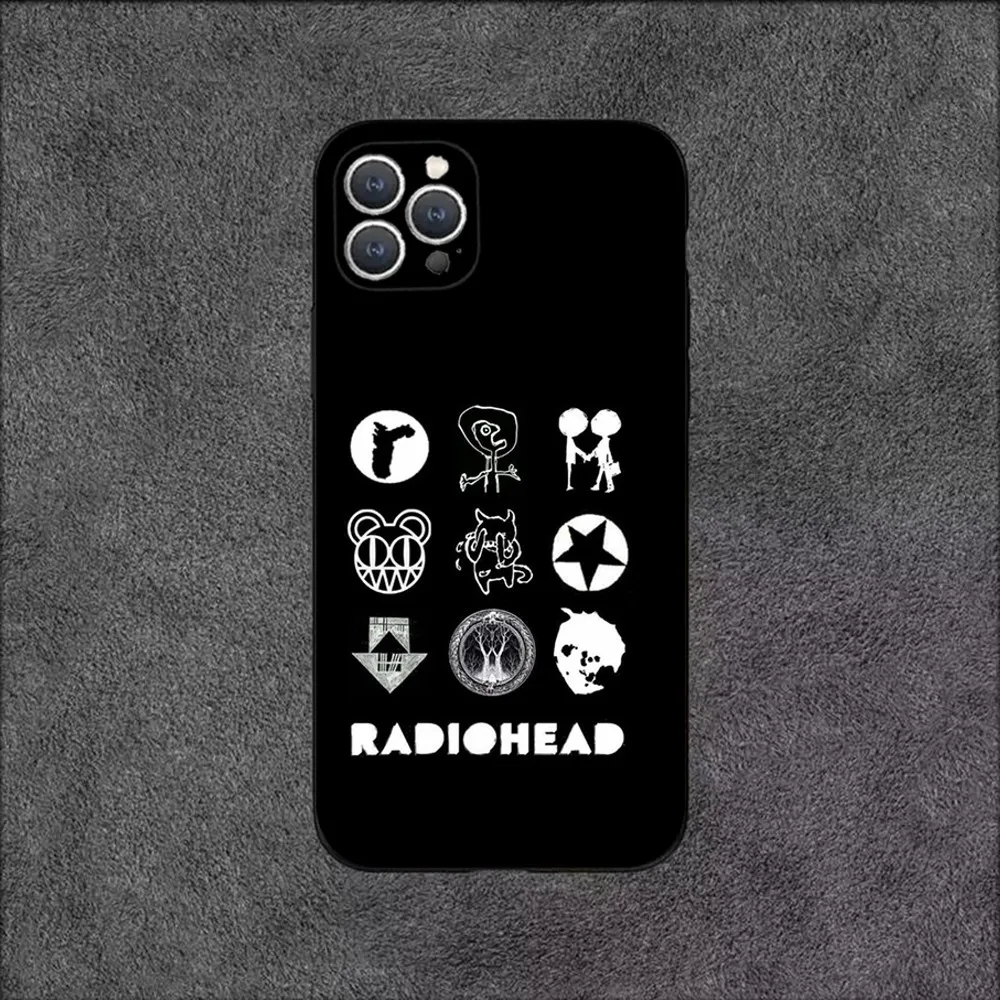 Radiohead Rock Band Soft Silicone Black Phone Case Cover
