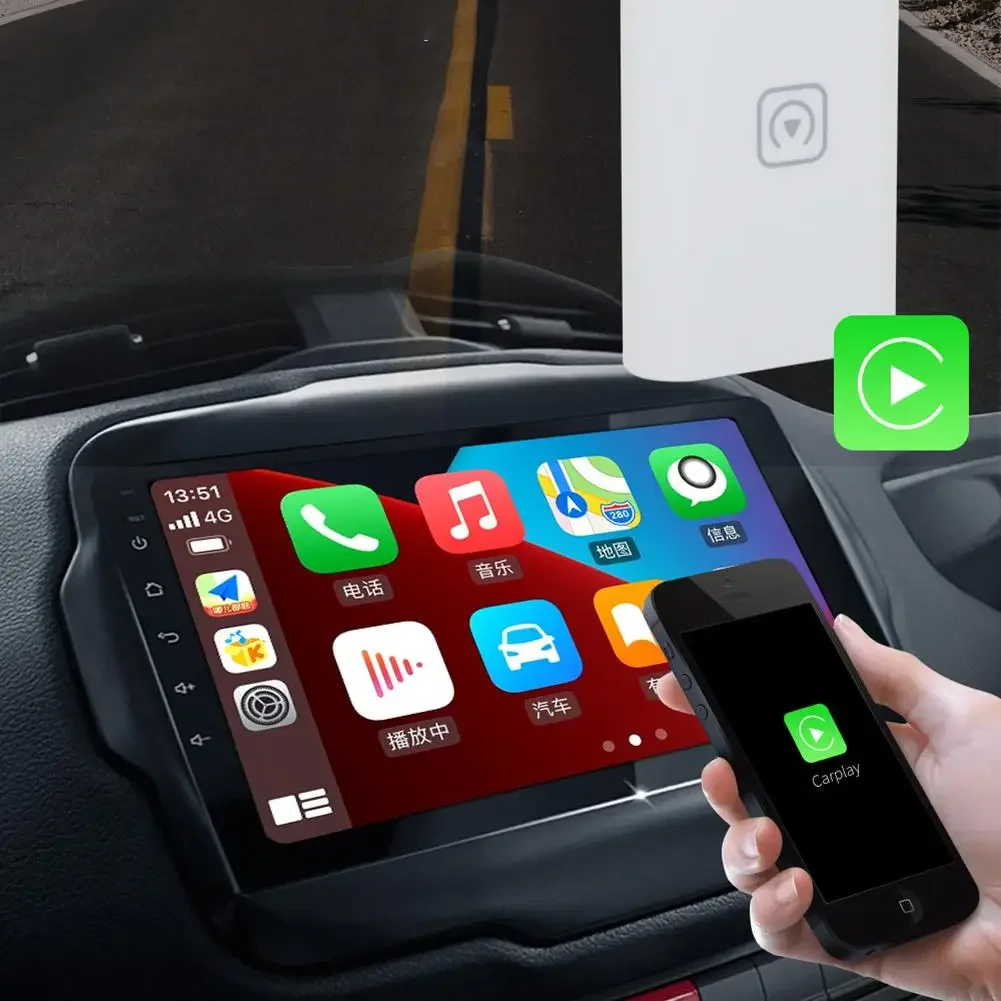 

Car Wireless Carplay Box Module Bluetooth-compatible Wifi Projection Screen With Android Navigation Usb Car Machine