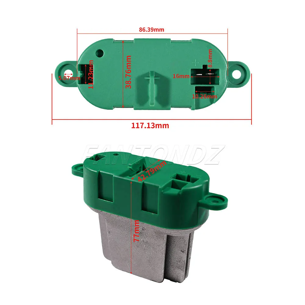 Resistor De Motor De Calefactor Y Ventilador 7701207453 Hvac | Cuotas